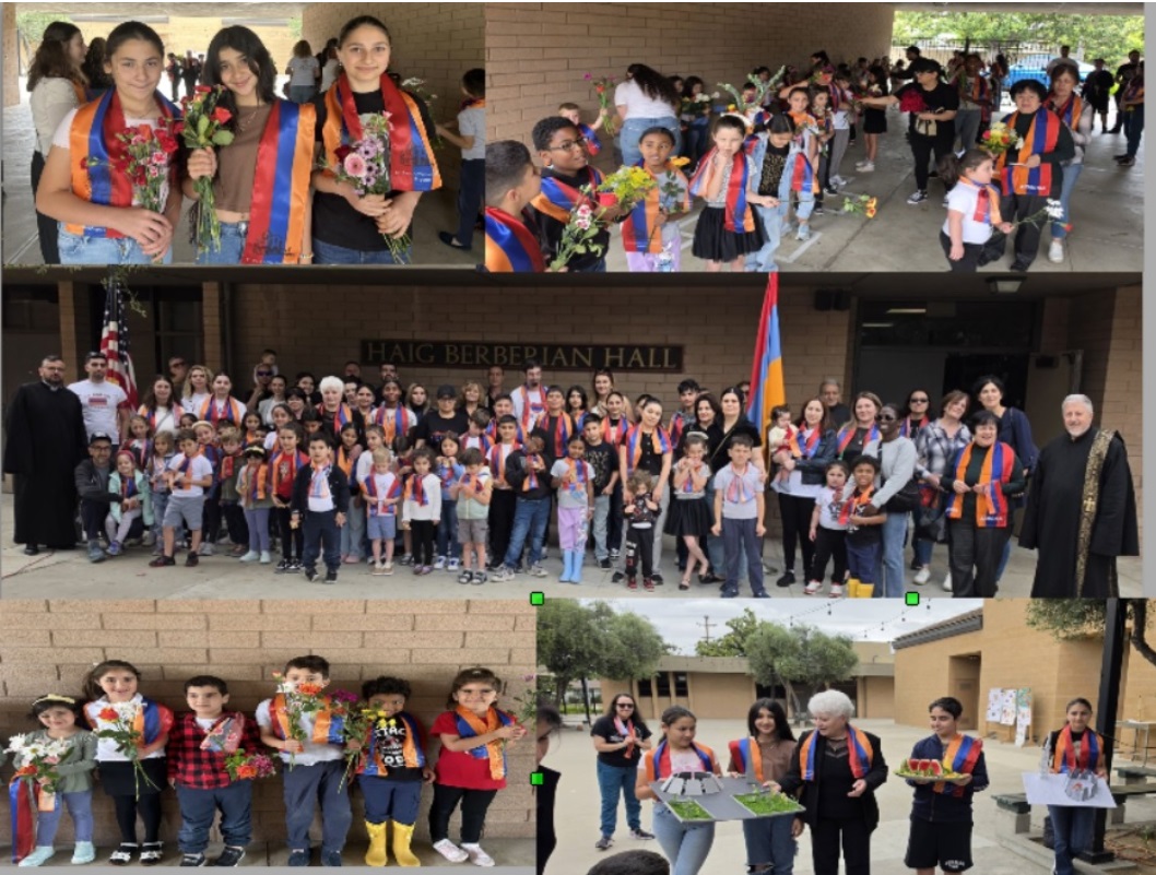 St. Paul Armenian Church's Saturday School Students Honor the Memory of the Holy Martyrs