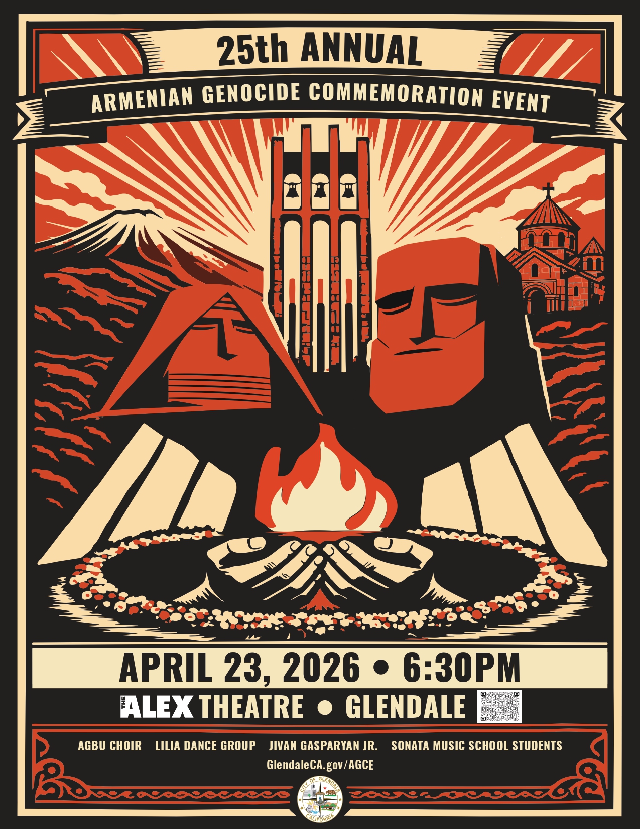 Glendale Marks 25th Annual Armenian Genocide Commemorative Event