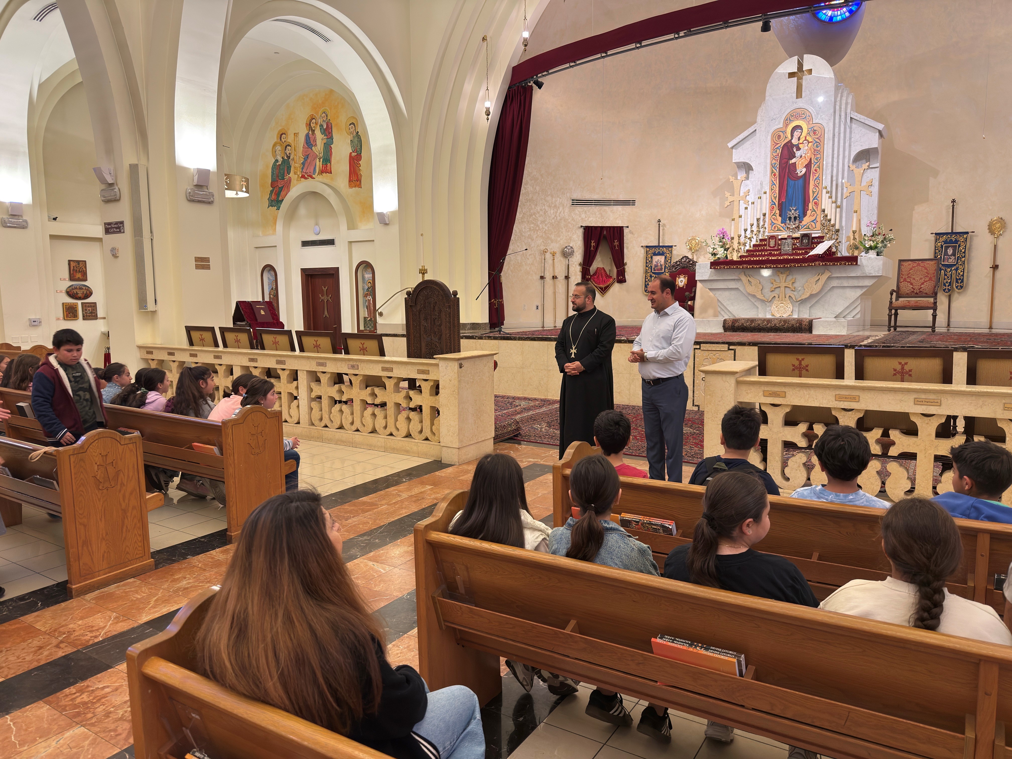 Local FLAG School Students Explore Armenian Faith, History, and Culture During Educational Visits to the Western Diocese