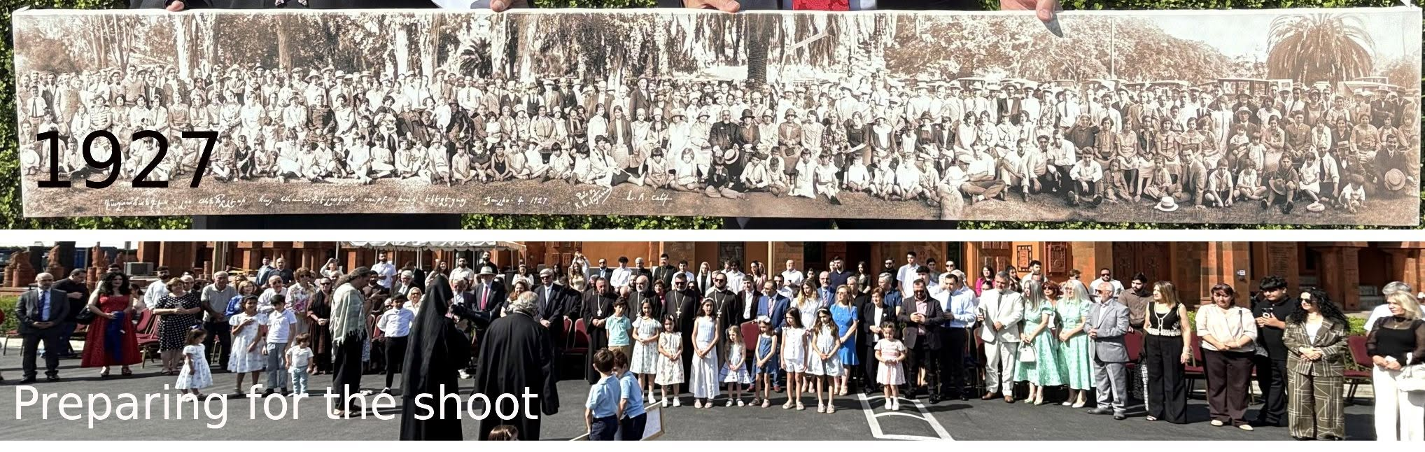 Historic Picture Reenacted