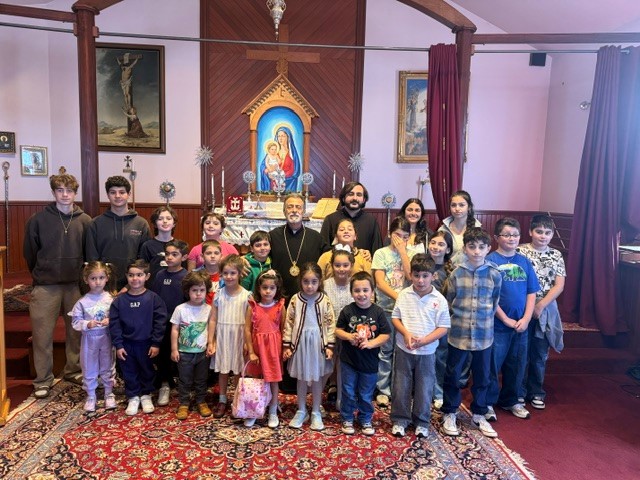 Primate Pays Pastoral Visit to St. Kevork Armenian Church in Portland 