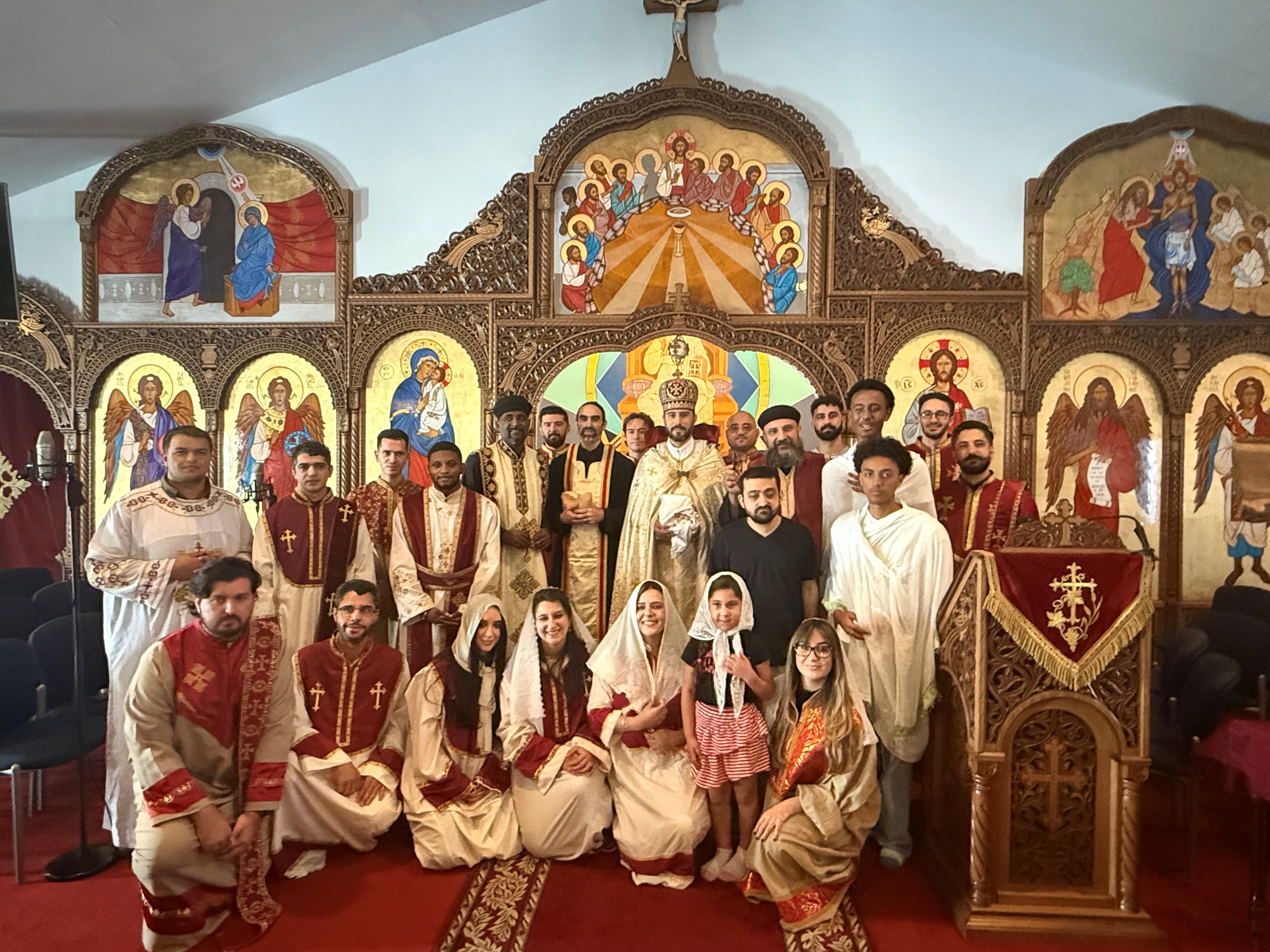 Oriental Orthodox Clergy Gather for Divine Liturgy in Long Beach