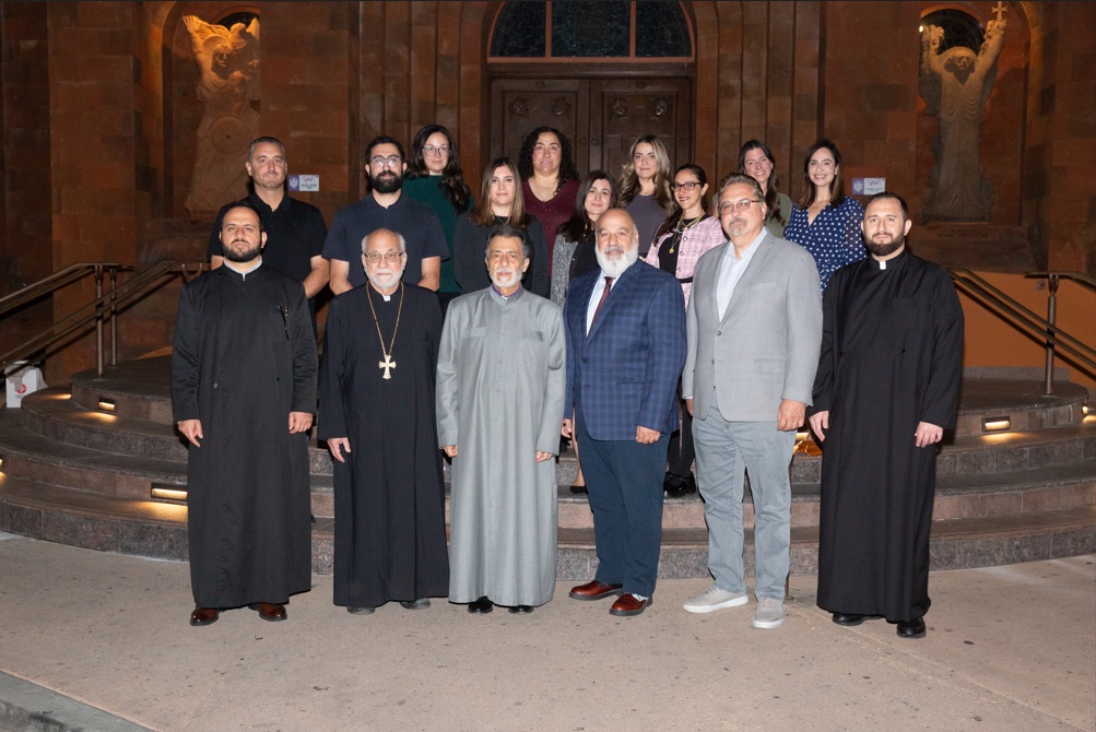 Archbishop Derderian Presides Over Hovsepian School Board Meeting