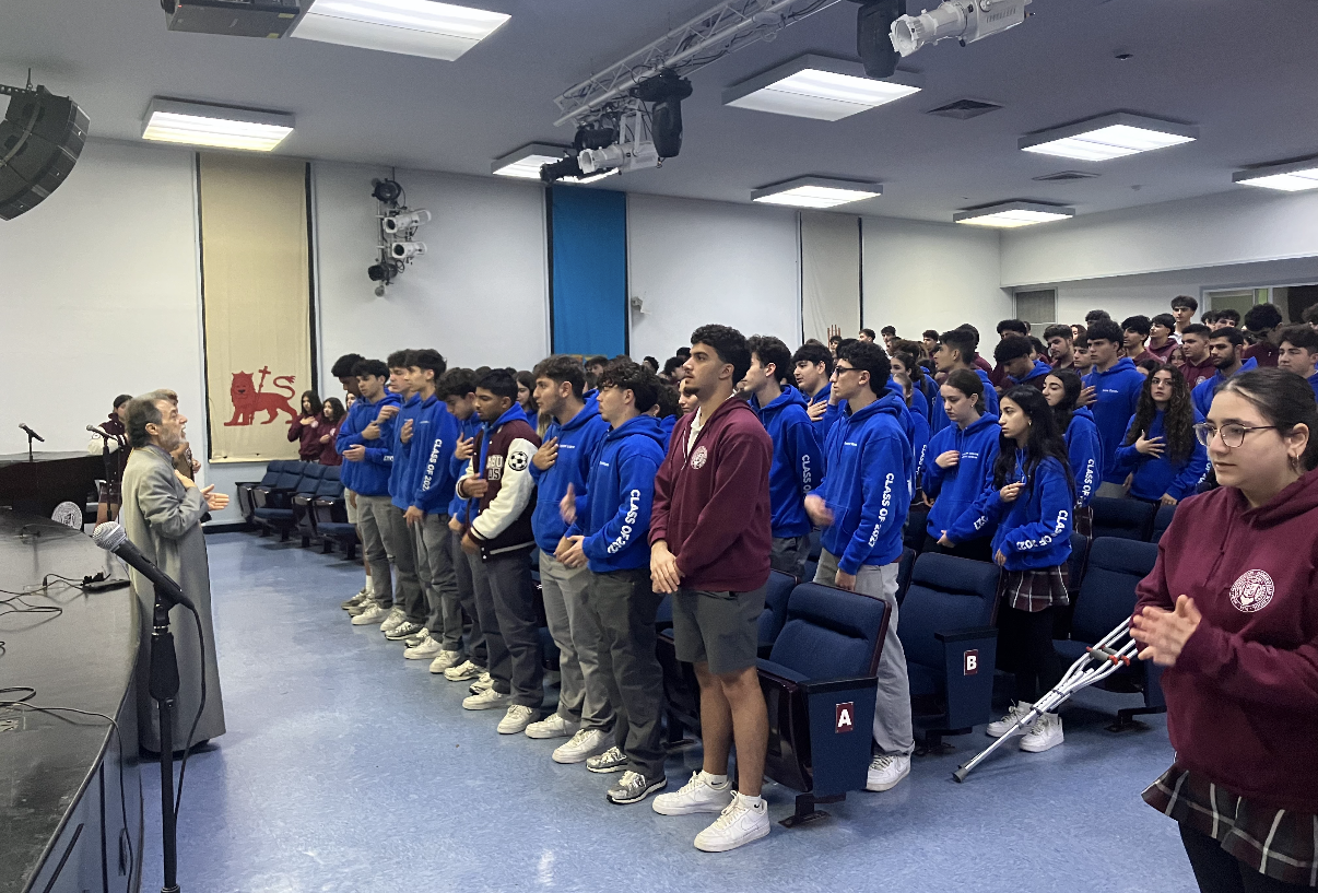 Primate Visits AGBU Manoogian-Demirdjian School