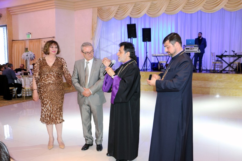 St. Leon Armenian Cathedral Holds Annual Gala Banquet - Parishioner Sebouh Zaghikian Honored with Hye Spirit Medal