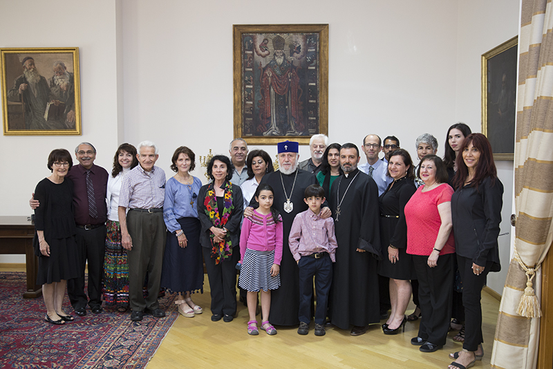 Ամենայն Հայոց Կաթողիկոսն ընդունեց ԱՄՆ-ից ժամանած ուխտաւորների