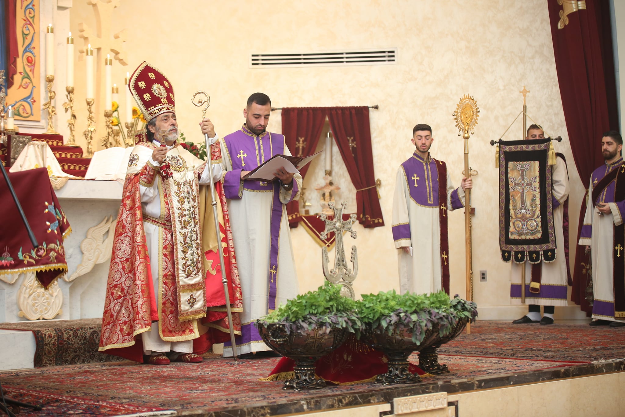 Feast of the Exaltation of the Holy Cross Celebrated at St. Leon (Srbots Ghevontiants) Armenian Cathedral