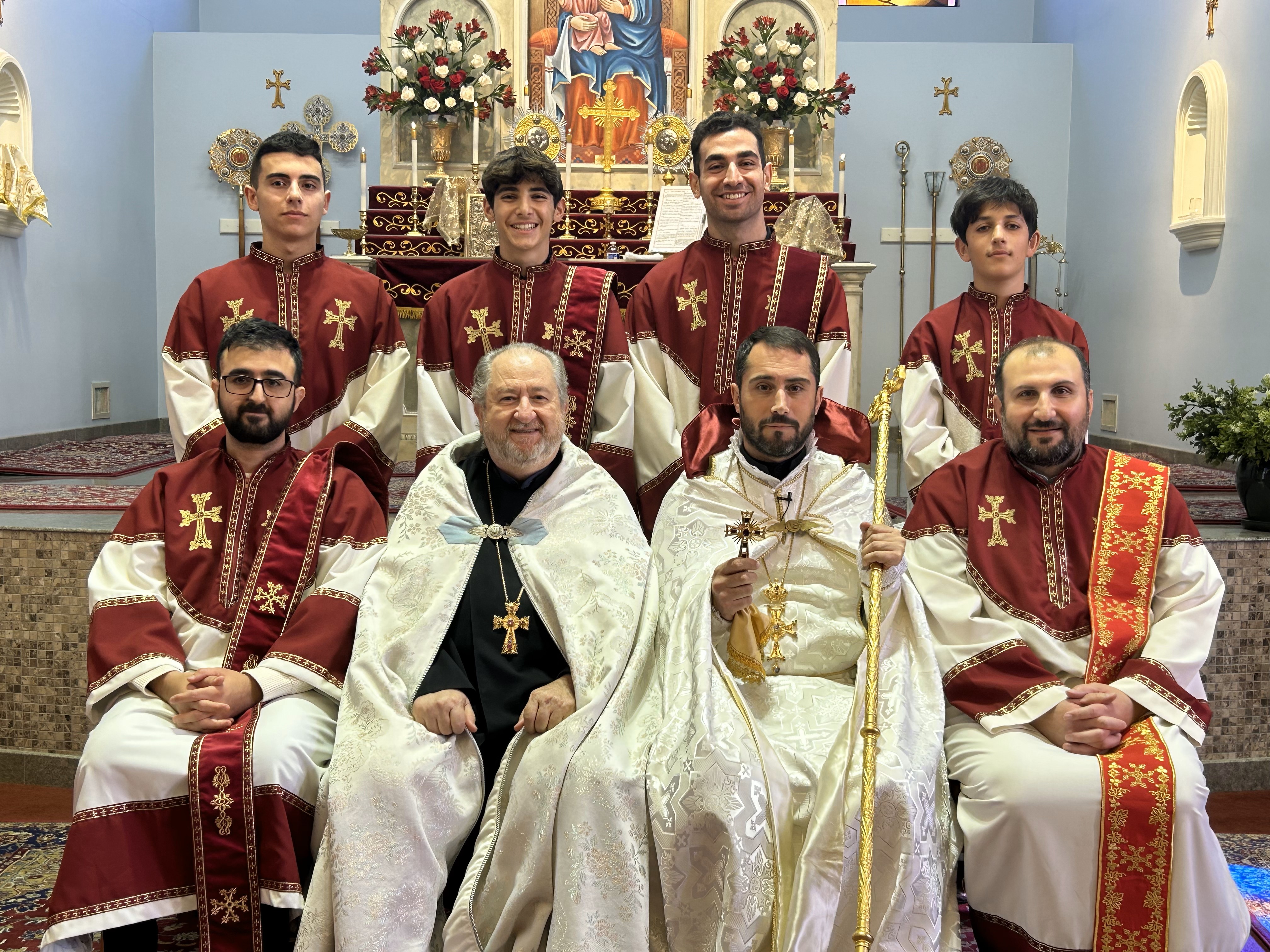 Առաջնորդական Ընդհանուր փոխանորդ Հոգեշնորհ Տեր Երեմիա վարդապետ Աբգարյանը Սուրբ Պատարագ մատուցեց Կուբերտինոյի Հայ Առաքելական Սուրբ Անդրեաս եկեղեցում