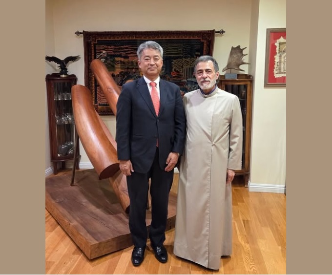 Consul General of Japan H.E. Kenko Sone Paid a Farewell Visit to the Diocesan Primate