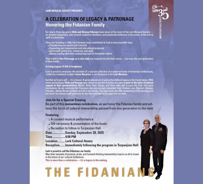 A Celebration of Legacy and Patronage: Honoring The Fidanian Family