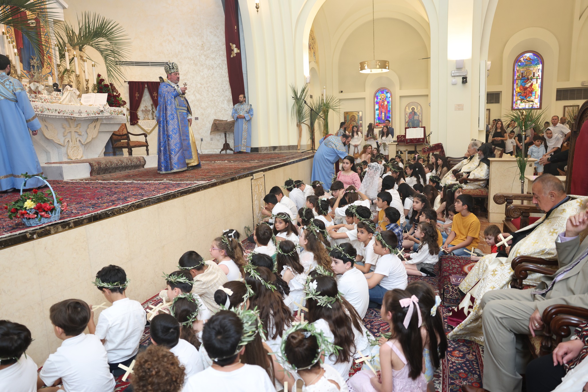 Palm Sunday Celebrated at St. Leon Ghevontiants Armenian Cathedral