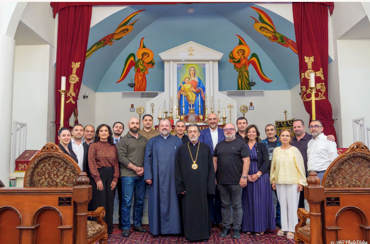 Diocesan Primate Visits Las Vegas Parish and Daycare Construction Site